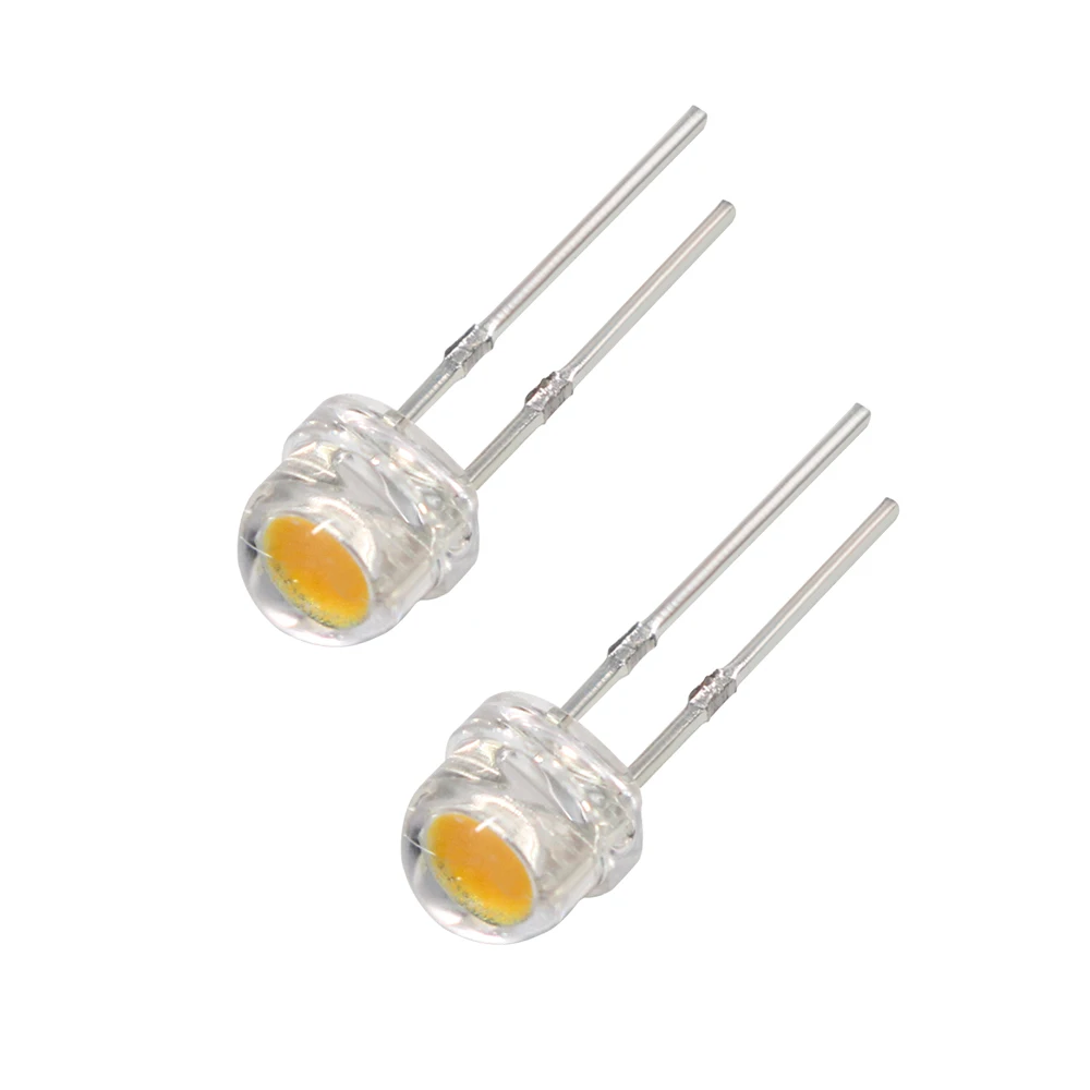 Ludwigia Super Red - 50PCS cappello di paglia LED diodo