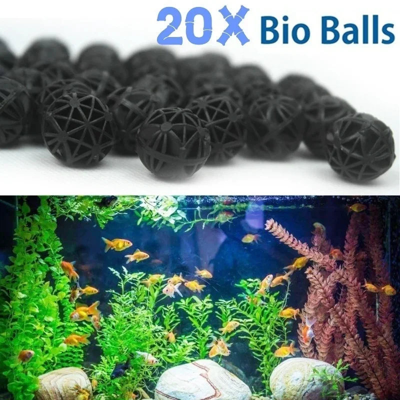 Planted Aquarium Media - 20 Pz 16mm Acquario Filtro Bio