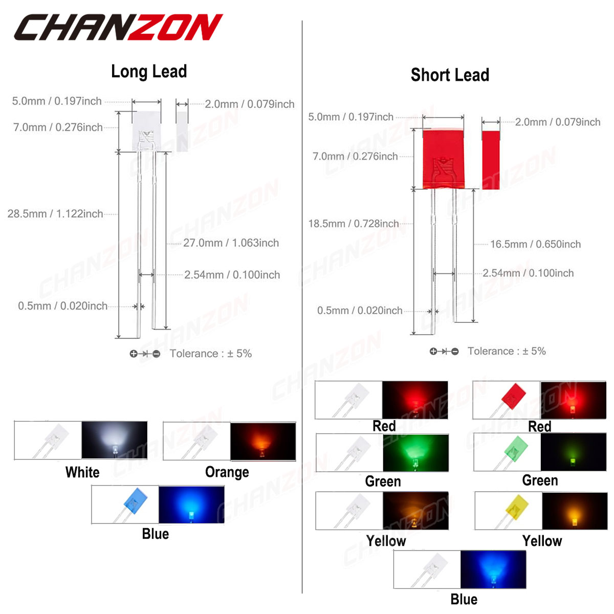 100 Pz 2x5x7mm Diodo LED Quadr - Ludwigia Super Red recensione e prezzo