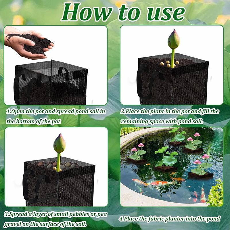 Set di 4 Cestini in Rete Nera  - Aquarium Plant recensione e prezzo