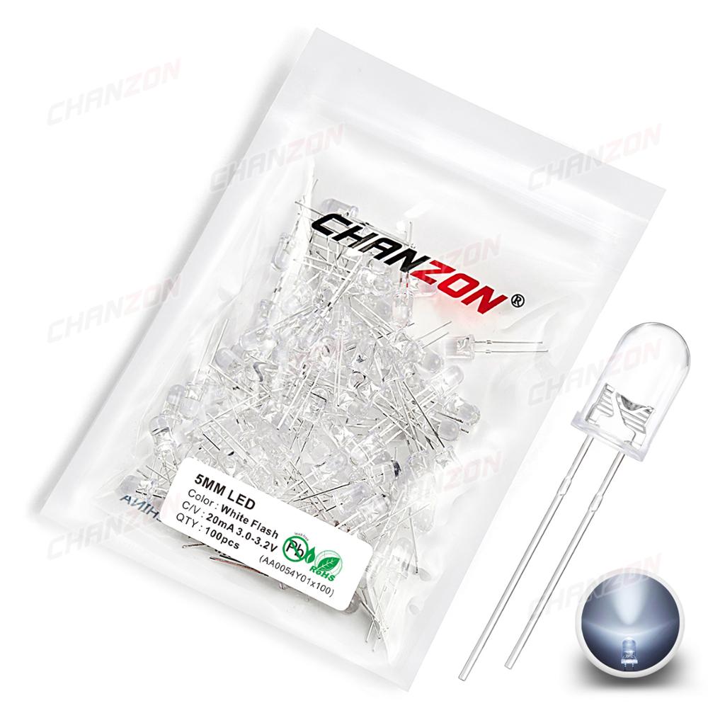 100 pz 5mm Diodo Led Lampeggia - Ludwigia Super Red recensione e prezzo