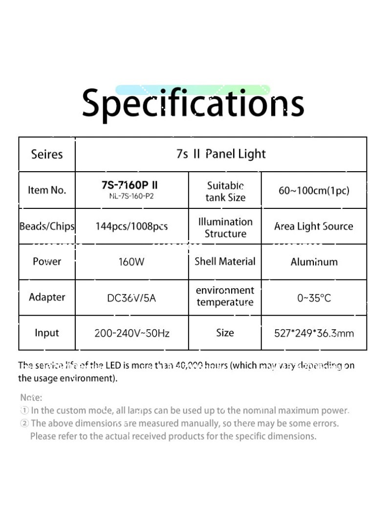 Luce LED per Acquario 160W RGB - Aquarium Plant recensione e prezzo